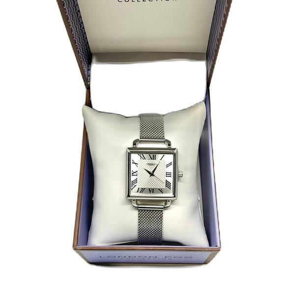 London Fog-Women’s Bristol Silver Mesh Watch main image 4